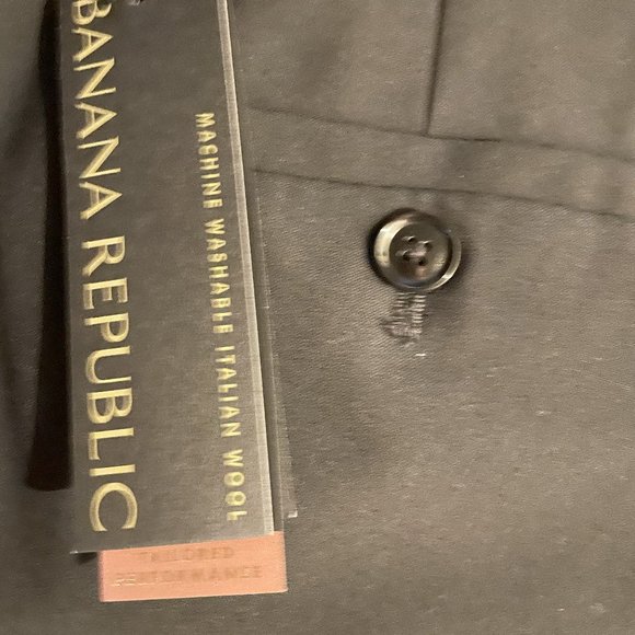 NWT Banana Republic Avery Black Straight Pants Size 2 - Picture 5 of 6